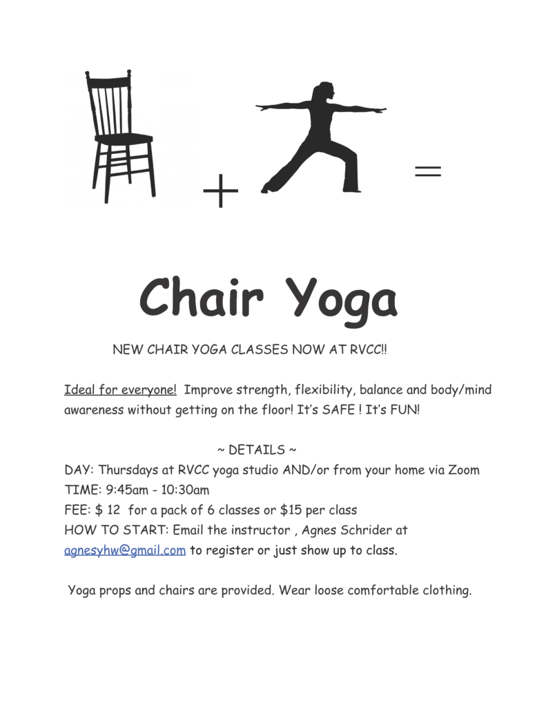 Chair Yoga Flyer – Rockfish Valley Community Center