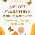 50% OFF Sale at the Treasure Chest Thrift Store!