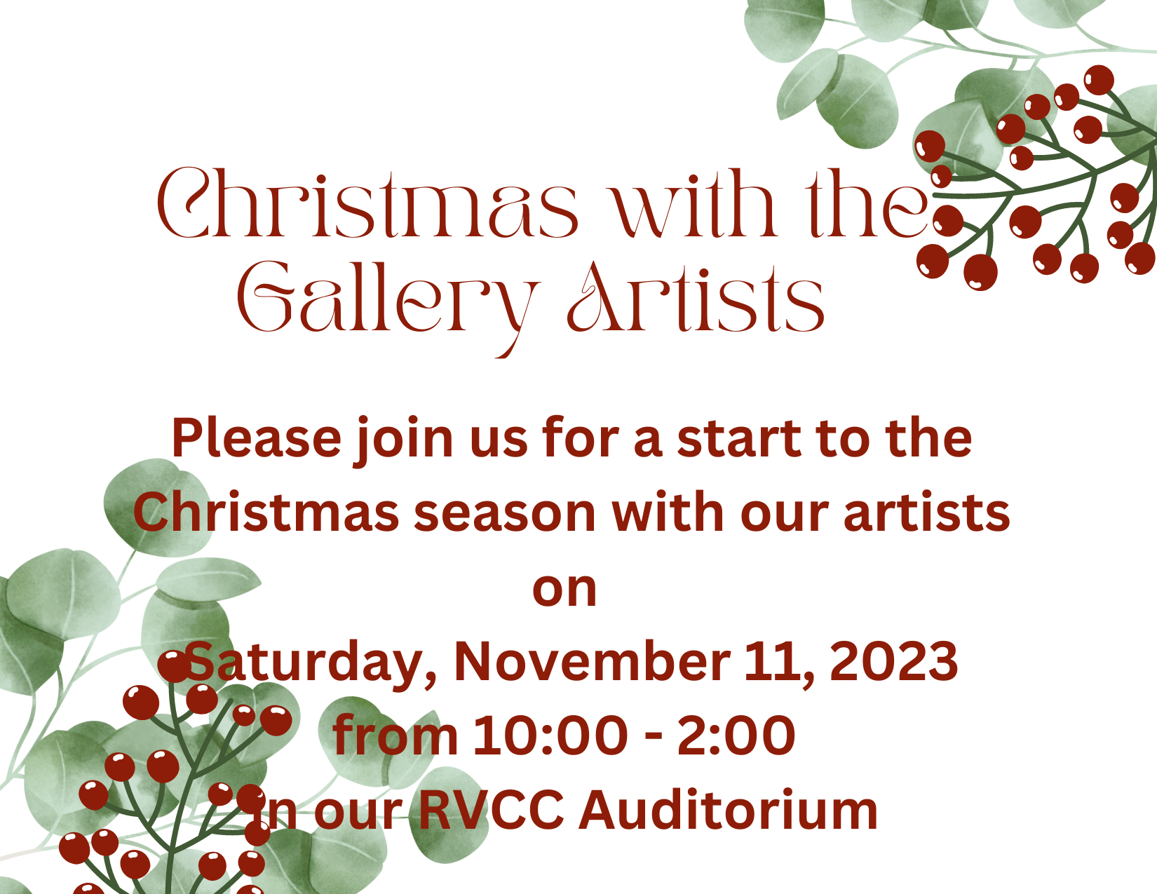 Rockfish Gallery & Gifts--Holiday Artist's Open House