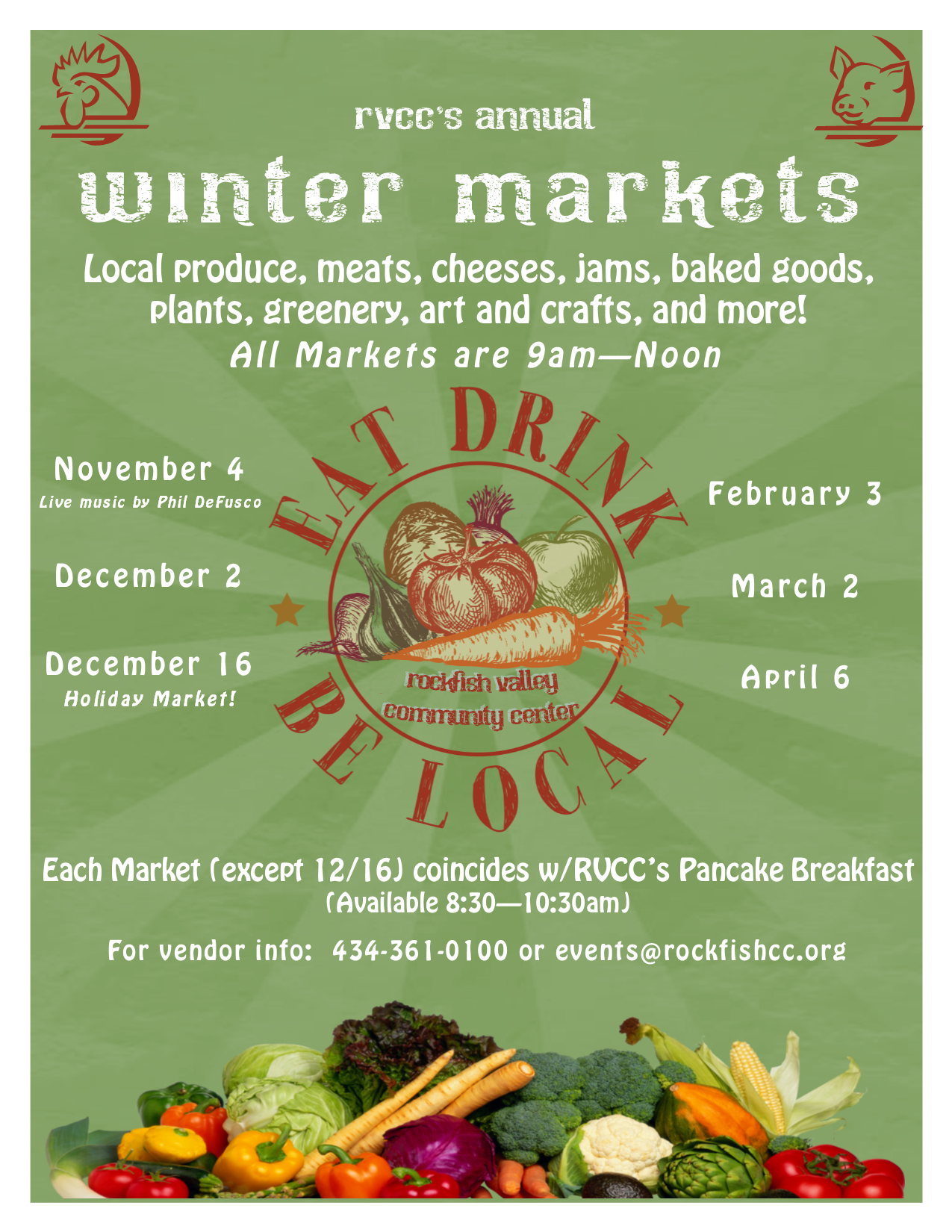RVCC's Winter Community Market Season