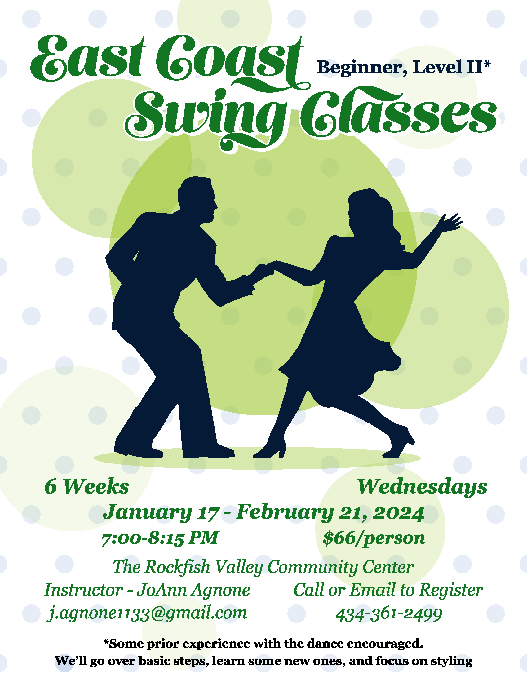 East Coast Swing Classes