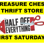 Treasure Chest Thrift Store 50% Off Sale!