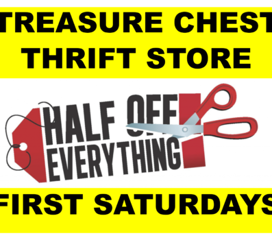 Treasure Chest Thrift Store Sales!